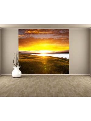 Foto behang Sunset voorbeeld