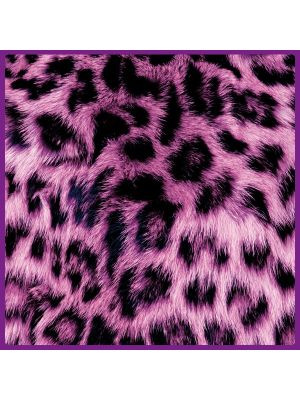 Foto print op canvas Luipaarden vel - Roze