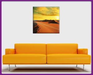 Foto print op canvas Woestijn landschap