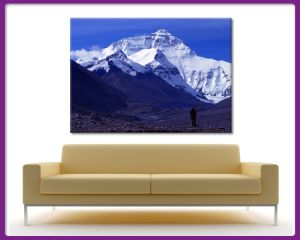 Canvas Himalaya Mount Everest