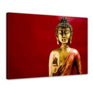 Buddha - Foto print op canvas langwerpige schilderijen