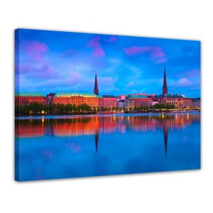 Hamburg - Foto print op canvas