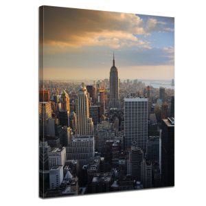 New York City II - Foto print op canvas