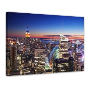 New York, New York - Foto print op canvas