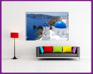 Canvas Santorini