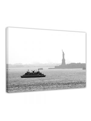 New York II - Foto print op canvas